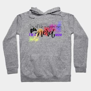 Nerd Mom (black text) Hoodie